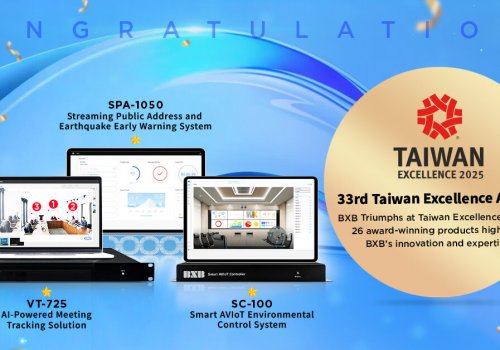 BXB Electronics Wins the 2025 Taiwan Excellence Award, Showcasing Excellence in Smart AV Solutions